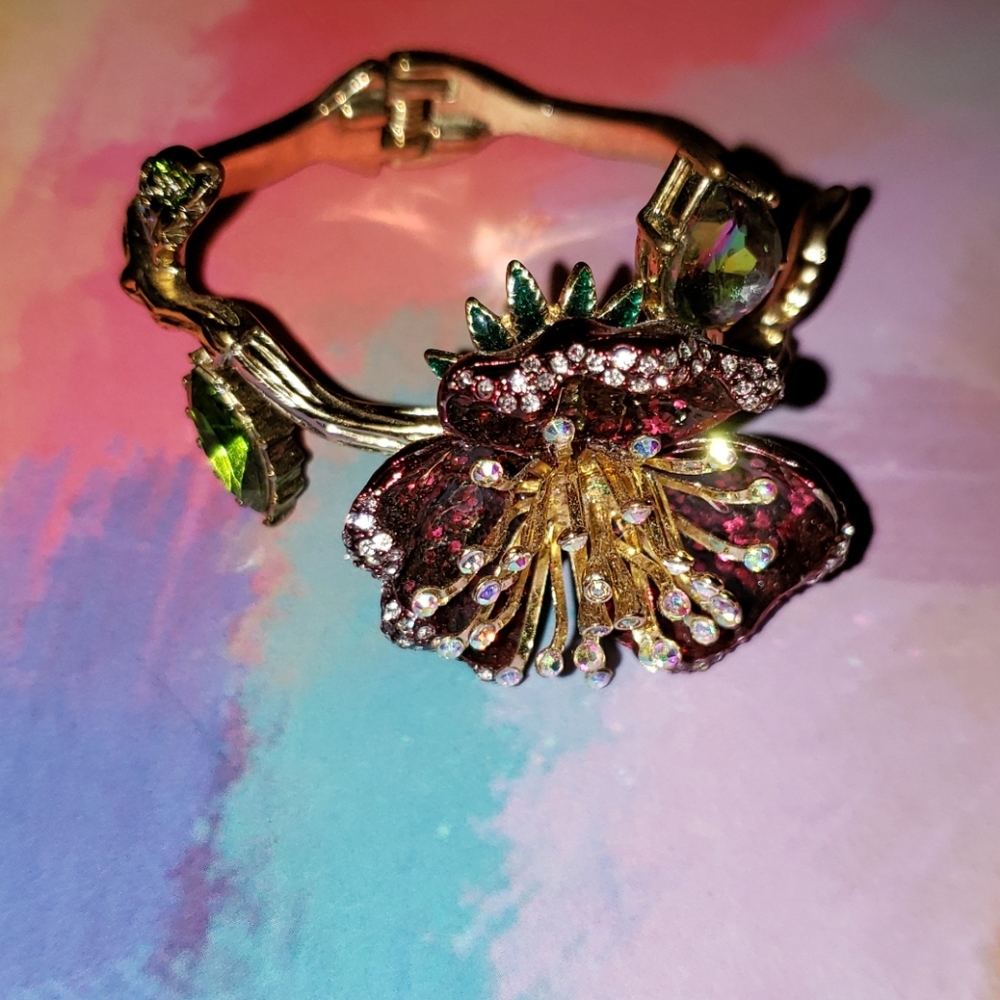 Betsey Johnson Rose Bangle